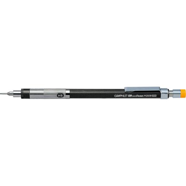 グラフレット  ぺんてる PG509-GD GRAPHLET シャープペン 0.9mm HB メタリ...