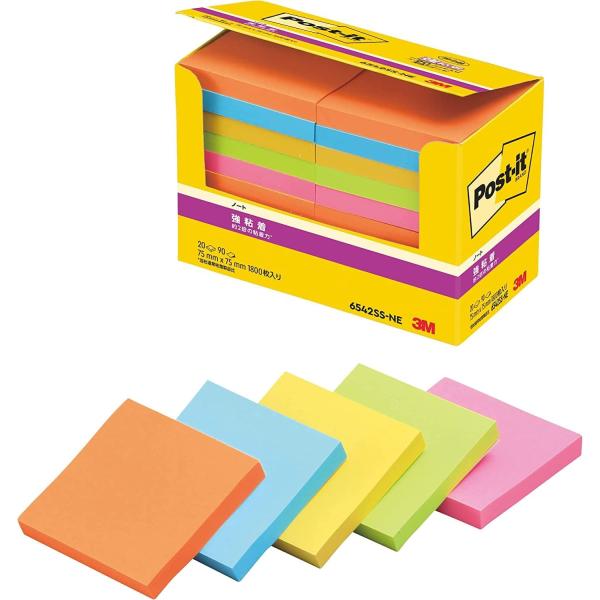 ポスト・イット[R]強粘着製品 単品/5個入/エコノパック[TM]製品シリーズ/パワーパック  スリ...
