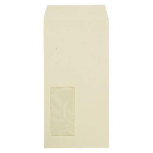 マド付封筒長3ハーフトーンカラークリーム 寿堂 03226