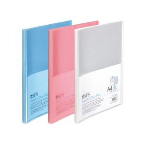 クリアブックB 厚 A4 20ポケット クリアファイル ファイル 収納 整理