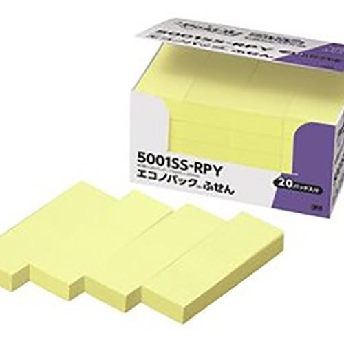 ポスト・イット[R]強粘着製品 単品/5個入/エコノパック[TM]製品シリーズ/パワーパック  スリ...