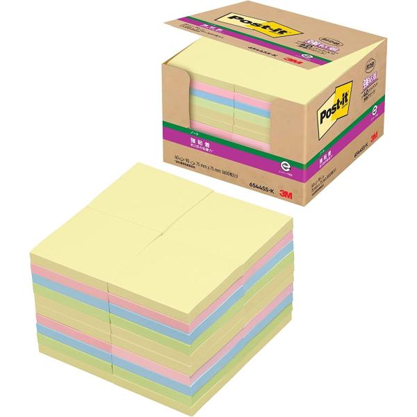 ポスト・イット[R]強粘着ノート/ふせん 業務用パック  スリーエム 6544SS-K