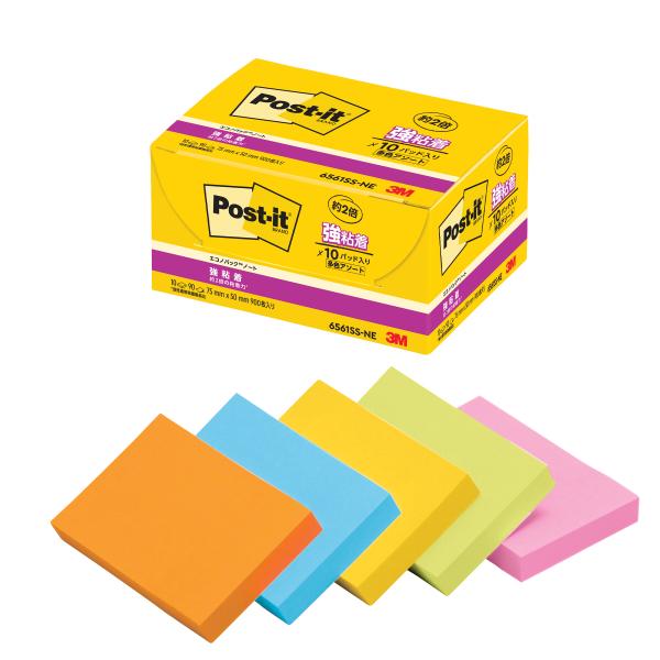 ポスト・イット[R]強粘着製品 単品/5個入/エコノパック[TM]製品シリーズ/パワーパック  スリ...