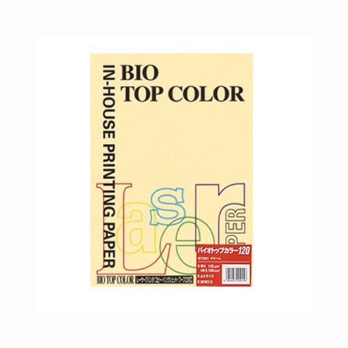 バイオトップカラー A4判 50枚入 120g/m2 伊東屋 BT301 クリーム