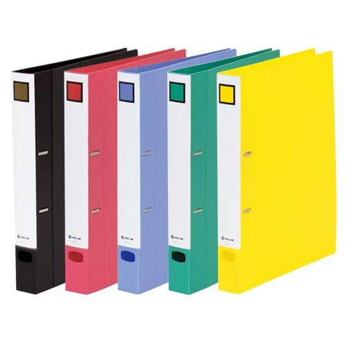 Dリングファイル<脱・着> A4判タテ型(背幅40mm) キングジム 687-R 適正収納枚数: 2...