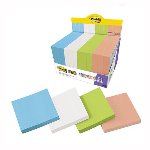 ポスト・イット[R]強粘着見出し マルチカラー 素直になれる色。 スリーエム 6541SS-MC-4