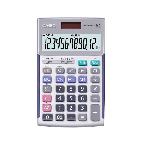 電卓 カシオ JS-20WKA-SR-N
