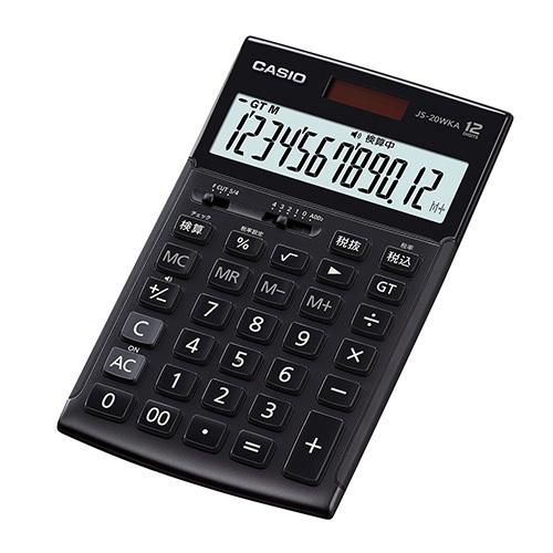 電卓 カシオ JS-20WKA-BK-N