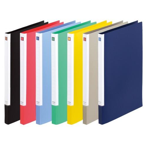 レターファイル スライドイン A4判タテ型(背幅18~30mm) キングジム 397N-R 赤