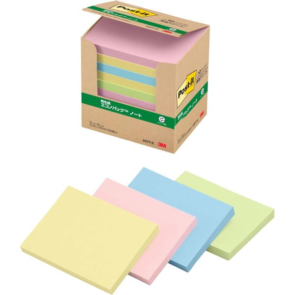 ポスト・イット[R]製品 単品/エコノパック[TM]製品シリーズ/パワーパック  スリーエム 657...