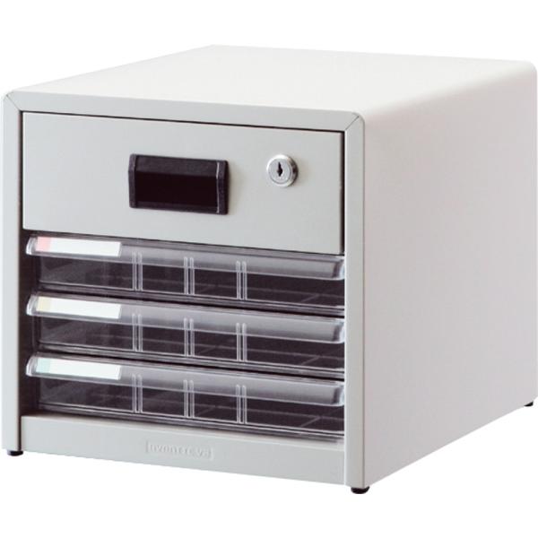 アバンテV2レターケース浅3段X鍵付1段 ナカバヤシ AL-R4ニユ-グレ-