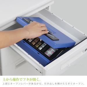 キャッシュボックス 金庫 小型 鍵付き ダイヤ...の詳細画像4