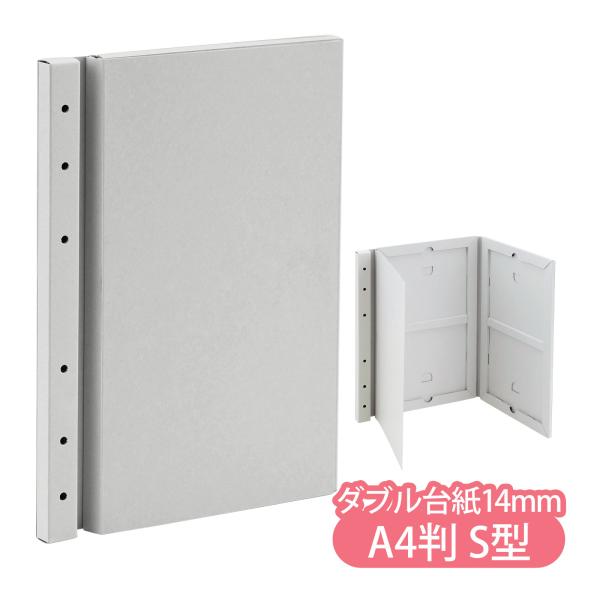 プロテクト台紙クアッド A4 縦 グレー PTDQ-LG 美濃商会 収納ケース CD DVD データ...