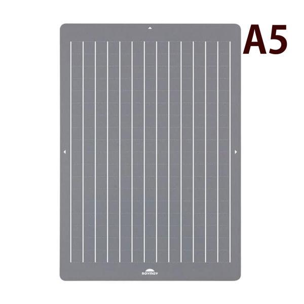 大人の魔法のザラザラ下じき A5 グレー 美文字 方眼 シャープペンシル ボールペン 鉛筆 Raym...