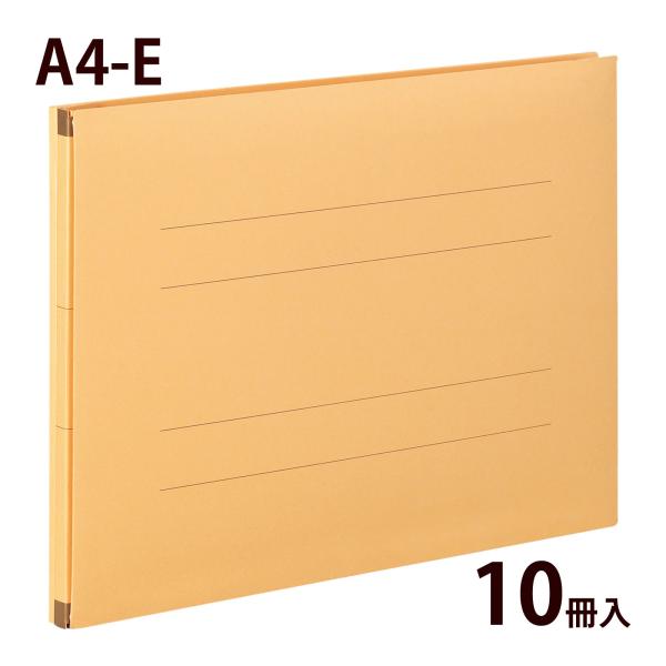のびーるファイルエスヤードA4-E 2穴イエロー 10冊入 セキセイ