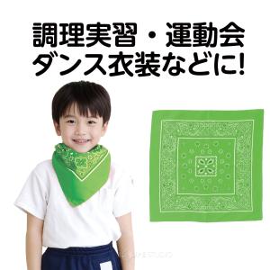 バンダナ 男女兼用 バンダナ ペイズリー柄 蛍光色の詳細画像5