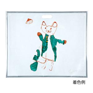 画用紙 収納袋 P 美術 画材 学校 教材 文...の詳細画像2