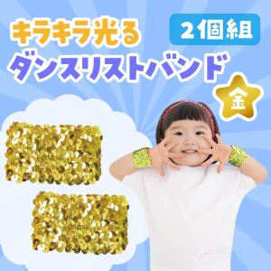 メタリック リストバンド キラキラ スパンコー...の詳細画像1