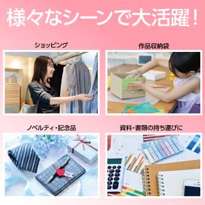 エコバッグ A4 横 マチ付き 持ち手長 買い...の詳細画像4