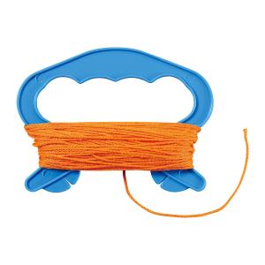 たこ糸 50m オレンジ色 工作 図工 手作り おもちゃ 凧作り 材料 素材 色付き お正月 学校 教材 幼稚園 保育園 小学生 自由研究