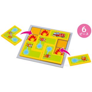パズル おもちゃ 知育玩具 幼児 子供 消防車...の詳細画像1