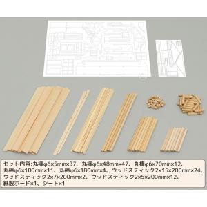 ウッドモデルシリーズ ログハウス 工作 キット...の詳細画像2