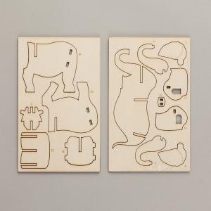 アーテック 木製3Dパズル 3Dパズル 工作 ...の詳細画像5