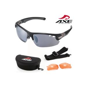 AXE（アックス） スポーツサングラス サングラス AX407-DPX UV400 AXE