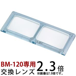 ヘッドルーペ 双眼ヘッドルーペ 交換レンズ BM-120B1 2.3倍 BM-120専用 池田レンズ｜loupe