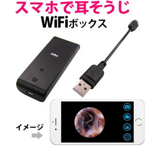 WiFiボックス コデン iPhone iPad Android イヤスコープ・イヤースコープ別売り 耳かき スマホで耳の中が見れる｜loupe