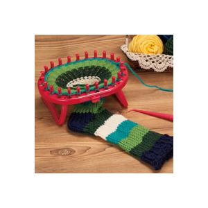 オーバルニットルーム スタンド付 57967 クロバー Clover 手芸 編み物 編み機 ニット ...