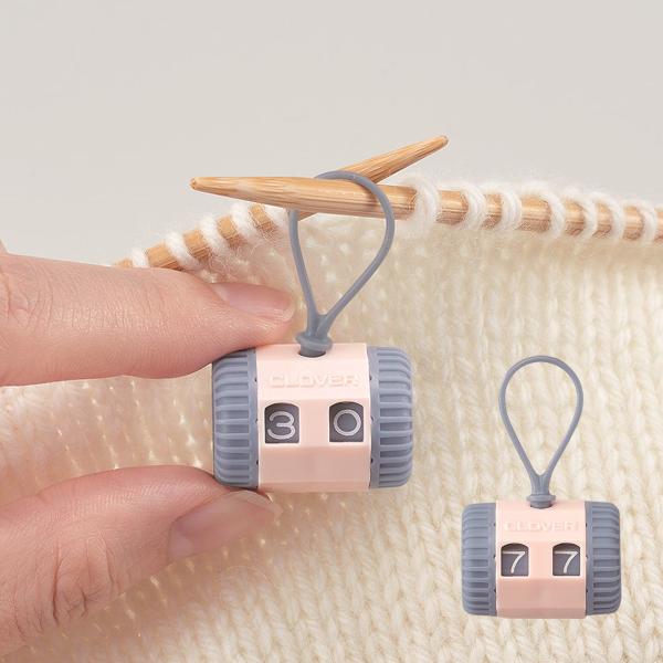 ニッティングカウンター 編み物 編み目 段数カウンター 目印 輪針 棒針 目数 確認 リング クロバ...