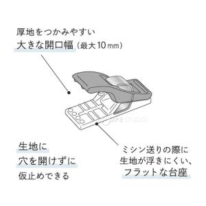 クロバーラボ 仮止めクリップ 手芸 20個入 ...の詳細画像3