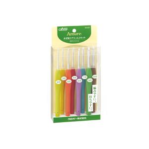 かぎ針 アミュレ セット クロバー 43321 かぎ針 編み針 編み物 編む 手芸用品 クローバー ...