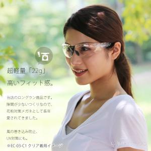 花粉症 メガネ 花粉対策 おしゃれ クリアブル...の詳細画像2