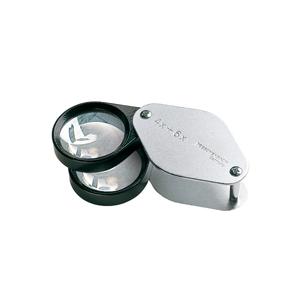 虫眼鏡 精密 繰り出しルーペ folding metal magnifiers 10倍 30mm 工業用精密検査用 1187 エッシェンバッハ｜loupe