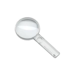 虫眼鏡 読書用ルーペ 2.25倍 80mm 簡易タイプ 261280 クリスタルルーペ econom...