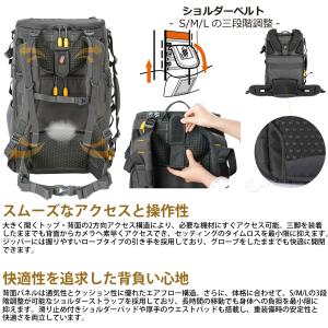 カメラバッグ リュック バッグパック 超望遠レ...の詳細画像5