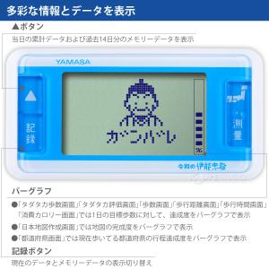 万歩計 ゲーム 歩数計 小型 ヤマサ ダイエッ...の詳細画像3