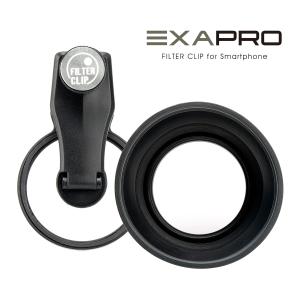 スマホ カメラ 撮影 映像 制作 動画 反射防止 レンズフィルター レンズフード EXAPRO フィルタークリップ+Lens Hood セット ケンコ｜loupe