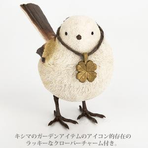 シマエナガ ガーデンオーナメント 置物 おしゃ...の詳細画像3