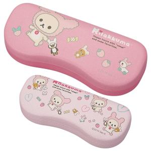 メガネケース キャラクター リラックマ うさぎとあそぼ バネ式 ハード かわいい おしゃれ レディース 子供 女性 プレゼント｜loupe