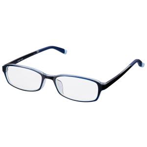 老眼鏡 シンプルビジョン スリム RG-001 ダークブルー シニアグラス リーディンググラス レディース メンズ おしゃれ コンパクト ブルーライト｜loupe