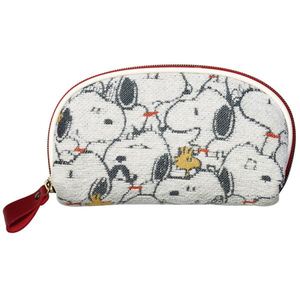 ゴブラン織 めがねポーチ ぎゅうぎゅう 08645 メガネケース スヌーピー キャラクター おしゃれ...