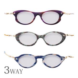 ペンダント ルーペ 双眼メガネタイプ 2.5ディオプター 弱度 老眼鏡