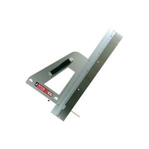 丸ノコガイド定規 エルアングル 60cm併用目盛 補助板付 77883 測定機器 測定工具 側量用品...