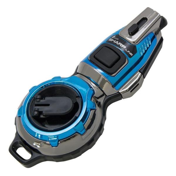 ハンディ墨つぼ Pro Plus 手巻 シャープライン メタルブルー 73299 シンワ測定 建築 ...