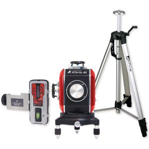 光学機器　セット レーザー 墨出し器 レーザーロボ X line-E グリーン 受光器・三脚