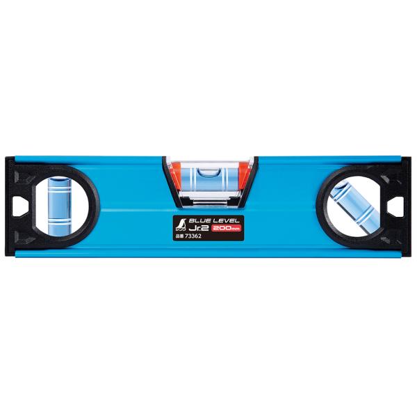 シンワ測定 水平器 おすすめ 気泡管 ブルーレベル Jr.2 200mm 73362 工具 角度 水...