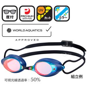 度付き ゴーグル 水泳 曇り止め スイムゴーグ...の詳細画像2